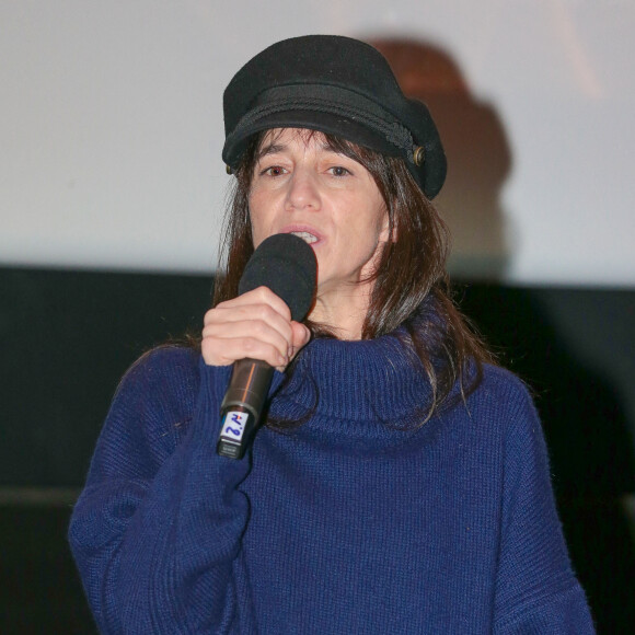 Exclusif - Charlotte Gainsbourg présente son film "Jane par Charlotte" au cinéma Pont des arts à Marcq-en-Baroeul le 13 janvier 2022. © Stéphane Vansteenkiste / Bestimage 