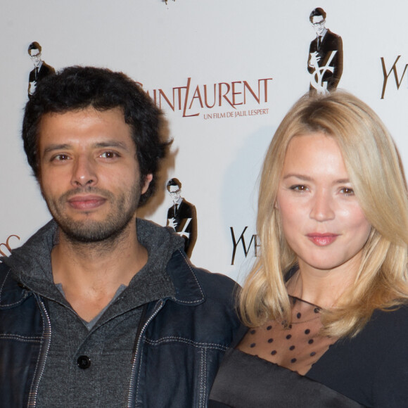 Virginie Efira et Mabrouk El Mechri - Avant-première du film biopic "Yves Saint Laurent" à l'UGC Normandie à Paris, le 19 décembre 2013.