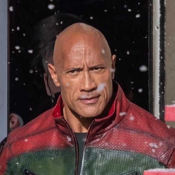 Exclusif - Dwayne Johnson et Chris Evans tournent la comédie de Noël "Red One" (Amazon) à Atlanta, le 5 novembre 2022.