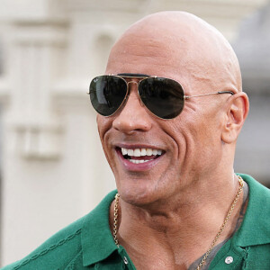 Dwayne "The Rock" Johnson au photocall du film "Adam Black" à Madrid, le 19 octobre 2022.