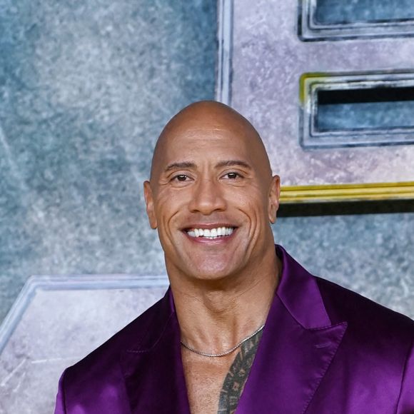 Dwayne "The Rock" Johnson à la première du film "Black Adam" à Londres, le 18 octobre 2022.