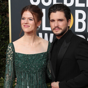 Kit Harington et sa femme Rose Leslie - 77e cérémonie annuelle des Golden Globe Awards au Beverly Hilton Hotel à Los Angeles.