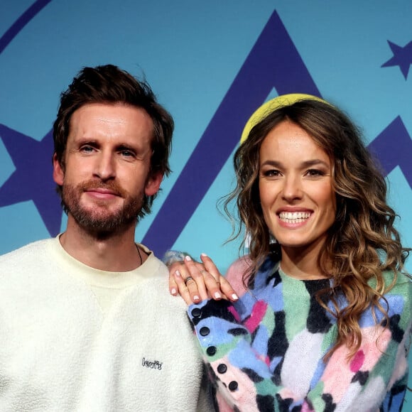 Philippe Lacheau et Elodie Fontan au photocall de la cérémonie d'ouverture du 26ème festival international du film de comédie de l'Alpe d'Huez  © Dominique Jacovides / Bestimage 