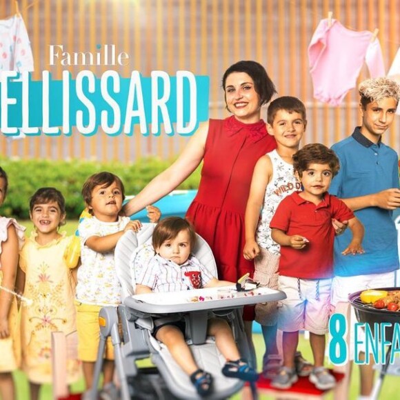 Amandine Pellissard avec son mari Alexandre et leurs enfants.