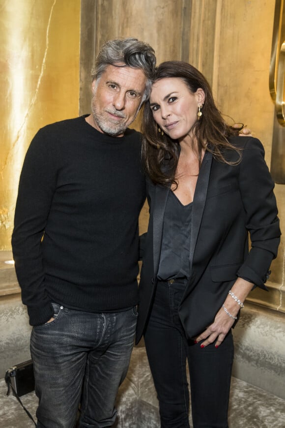 Marc Simoncini et sa nouvelle compagne Ingrid ( ex-femme de B. Sinclar) - Dîner pour la sortie du "Numéro" 200 au restaurant Rau à Paris le 31 janvier 2019. © Olivier Borde/Bestimage