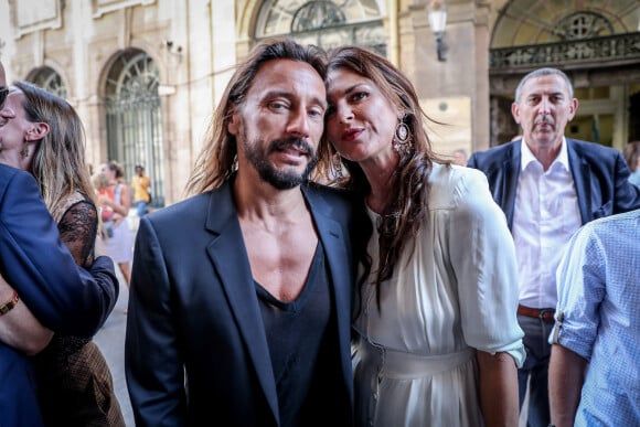 Exclusif - No web - No blog - Bob Sinclar et sa femme Ingrid - Arrivées à la mairie - Mariage de Benjamin Castaldi et Aurore Aleman à la mairie de Marseille, le 27 août 2016. © Jacovides-Moreau/Bestimage