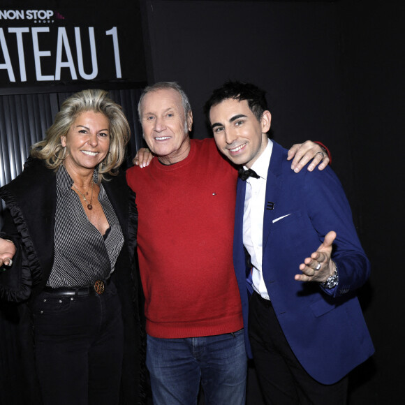 Exclusif - Caroline Margeridon, Yves Rénier et Jordan de Luxe lors de l'enregistrement de l'émission "L'Instant De Luxe" pour la chaine Non Stop People. Le 21 janvier 2021 © Cédric Perrin / Bestimage 