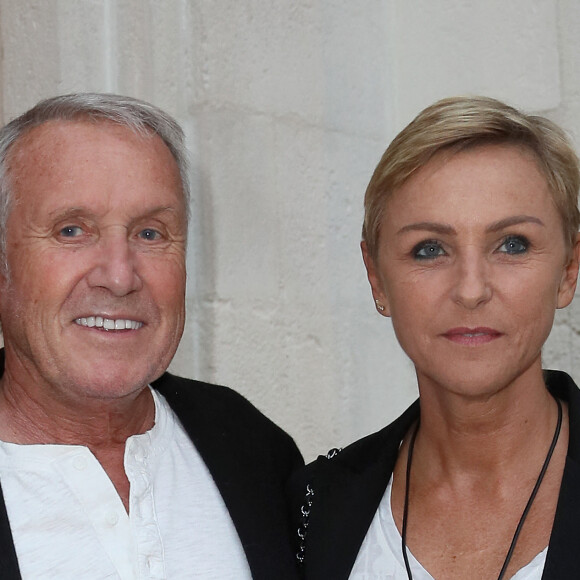 Yves Rénier et sa femme Karin lors du troisième jour du festival international du film de La Rochelle, France, le 14 septembre 2018. © Patrick Bernard/Bestimage 