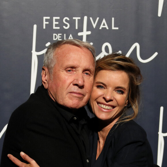 Yves Rénier et sa fille Samantha à la projection du téléfilm "Jacqueline Sauvage : C'était lui ou moi" au festival international du film de La Rochelle, France, le 13 septembre 2018. © Patrick Bernard/Bestimage 