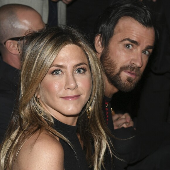 Jennifer Aniston et son mari Justin Theroux à la soirée d'ouverture de la 8ème édition du festival "Séries Mania" au cinéma Grand Rex. Le festival, consacré aux séries télévisées du monde entier, se déroulera du 13 au 23 avril 2017 au Forum des images. Paris, le 13 avril 2017. © Pierre Perusseau/Bestimage