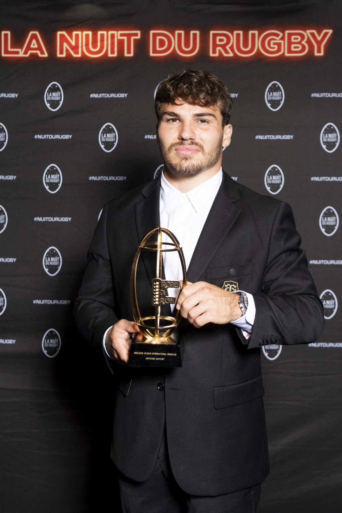 Photo : Antoine Dupont - Soirée de la 18ème édition de la Nuit du Rugby à  l'Olympia, Paris le 26 septembre 2022. © Pierre Perusseau/Bestimage -  Purepeople
