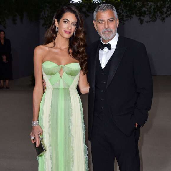 Amal Alamuddin Clooney, George Clooney - Photocall de la 2ème édition du gala annuel du musée de l'Académie à l'Academy Museum of Motion Pictures de Los Angeles, Californie, Etats-Unis, le 15 octobre 2022. 