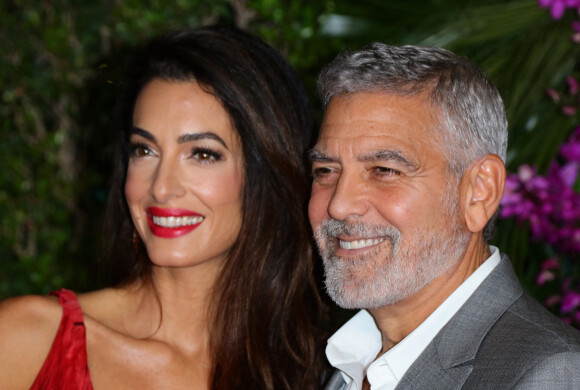 George Clooney, Amal Clooney à la première du film "Ticket To Paradise" à Los Angeles, le 17 octobre 2022. 
