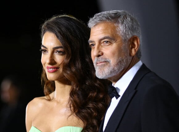 George Clooney et sa femme Amal Alamuddin Clooney - Photocall de la 2ème édition du gala annuel du musée de l'Académie à l'Academy Museum of Motion Pictures de Los Angeles le 15 octobre 2022.