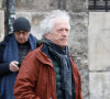 Jean-Luc Moreau - Sorties des obsèques de Philippe Tesson en l'église Saint-Germain des-Prés à Paris le 10 février 2023. © Christophe Clovis / Bestimage