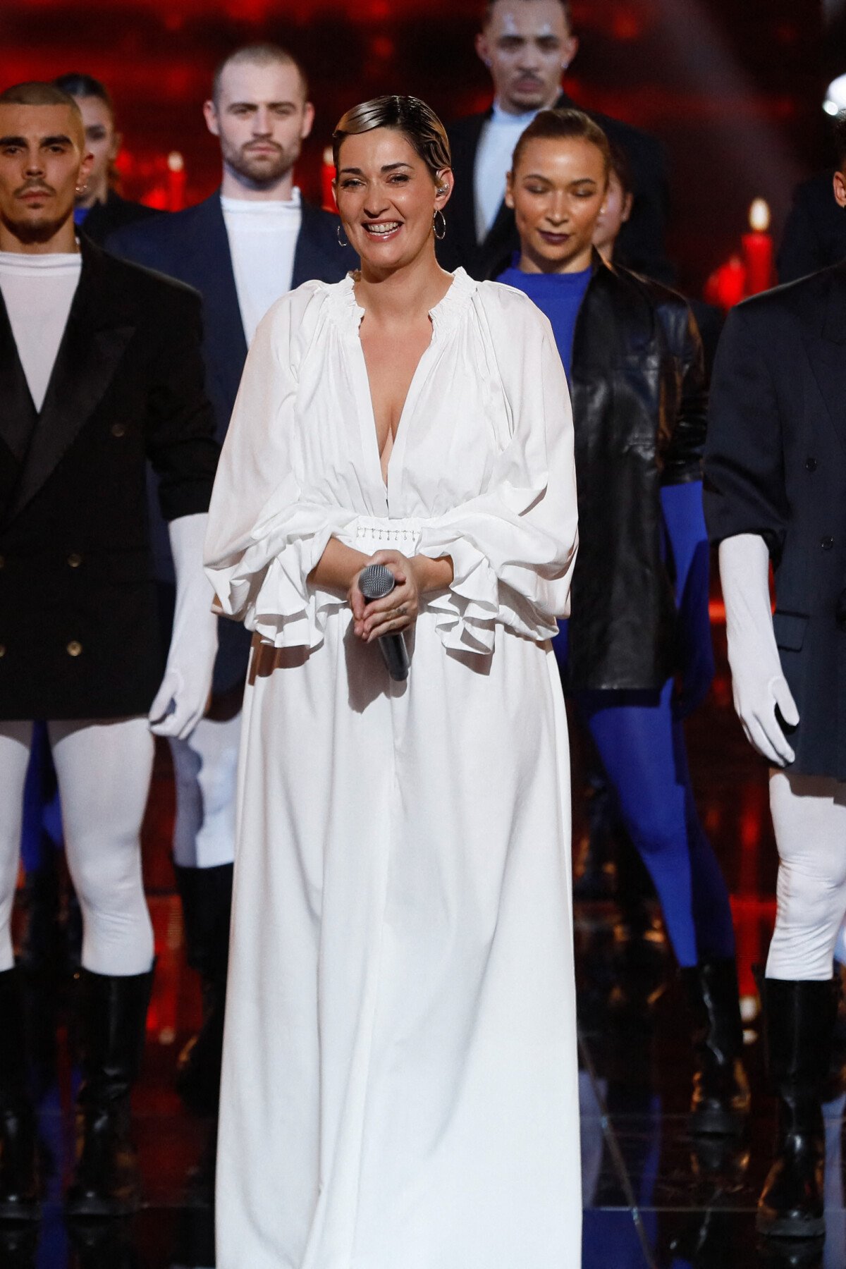 Photo Exclusif Sheryfa Luna chante son