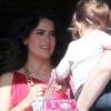 Salma Hayek lors d'un shooting à Los Angeles