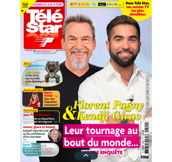 Couverture du magazine Télé Star, paru lundi 13 février 2023.
