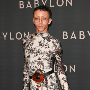 Bilal Hassani à la première du film "Babylon" au cinéma Le Grand Rex à Paris, France, le 14 janvier 2023. © Coadic Guirec/Bestimage