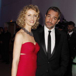 ALEXANDRA LAMY ET JEAN DUJARDIN - DINER DU 65 EME ANNIVERSAIRE DU FESTIVAL DU FILM DE CANNES, LE 20 MAI 2012.