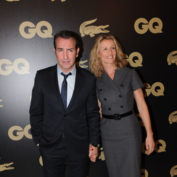 Archive - Jean Dujardin et Alexandra Lamy lors de la soiree GQ des hommes de l'annee au Ritz a Paris, le 18 janvier 2012