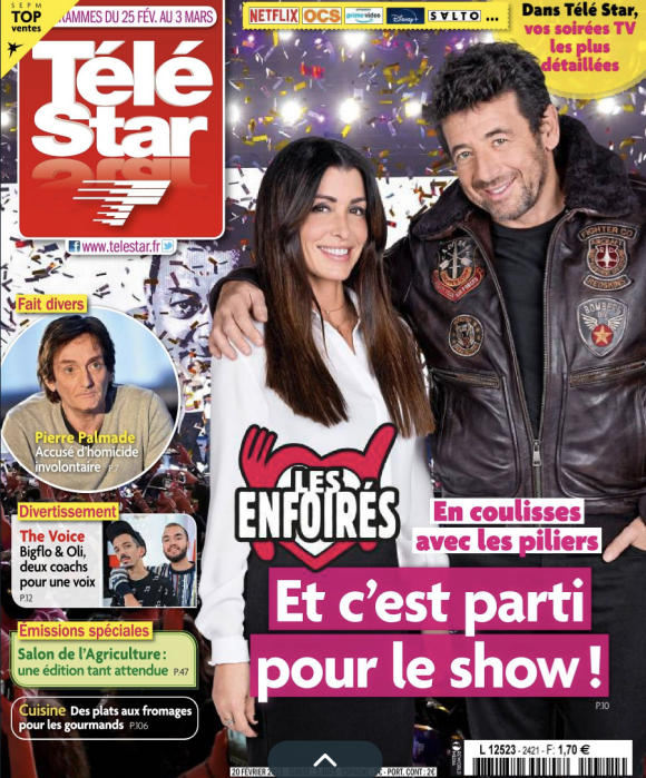 Couverture du nouveau numéro de "Télé Star", paru le 20 février 2023