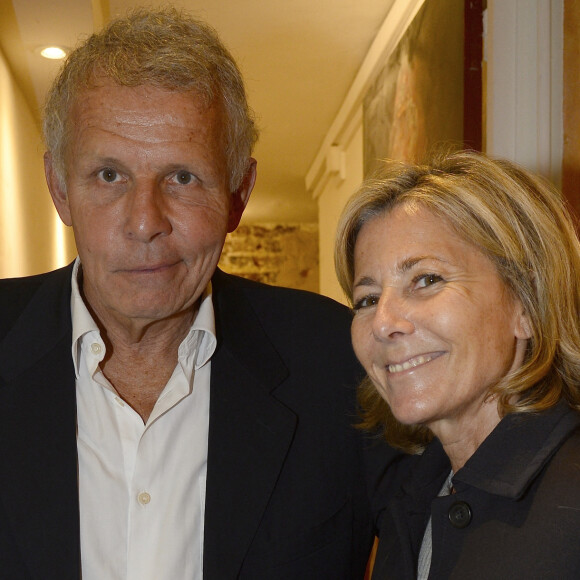 Patrick Poivre d'Arvor et Claire Chazal - Dernière de la pièce " Garde Alternée" avec PPDA au Théâtre de la Gaîté Montparnasse à Paris le 4 juin 2016. © Coadic Guirec / Bestimage