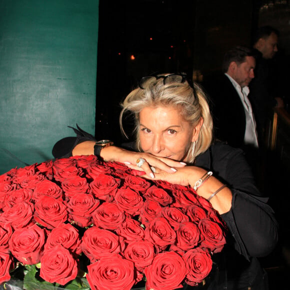 Exclusif - Caroline Margeridon - Caroline Margeridon fête son 56ème anniversaire au restaurant "Manko" à Paris le 29 septembre 2022. © Philippe Baldini/Bestimage