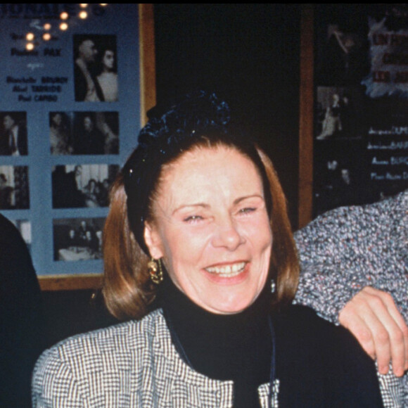 Archives - Lambert Wilson avec ses parents Georges Wilson et Nicole Mulon en 1991