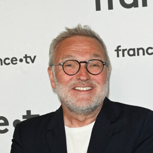 Laurent Ruquier au photocall pour la conférence de presse de rentrée de France TV à la Grande Halle de la Villette à Paris, France, le 6 juillet 2022. © Coadic Guirec/Bestimage 