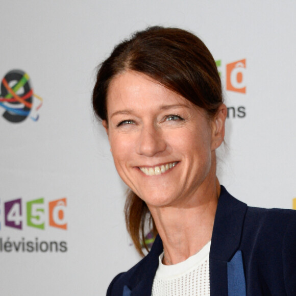 Carole Gaessler au photocall de France Télévisions, pour la présentation de la nouvelle dynamique 2016-2017, à Paris, le 29 juin 2016. © Guirec Coadic/Bestimage