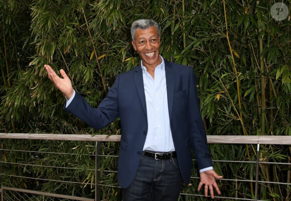 Rachid M'Barki - People au village lors du Tournoi de Roland-Garros (les Internationaux de France de tennis) à Paris, le 28 mai 2016. © Dominique Jacovides/Bestimage