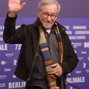 Steven Spielberg à la conférence de presse du film "The Fabelmans" lors de la 73e édition du festival international du film de Berlin (La Berlinale 2023), le 21 février 2023.