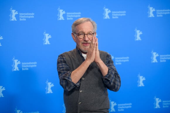 Steven Spielberg au photocall du film "The Fabelmans" lors de la 73e édition du festival international du film de Berlin (La Berlinale 2023), le 21 février 2023.