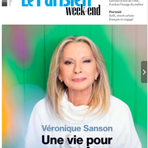 En interview pour Le Parisien Week-end, elle est revenue sur son cancer
Véronique Sanson en couverture du Parisien Week-end du 24 février 2023