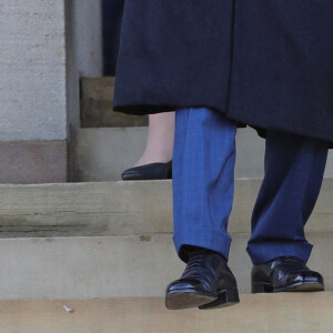 Le roi Charles III d'Angleterre et Camilla Parker Bowles, reine consort d'Angleterre, visitent l'hôtel de ville de Bolton à Bolton Greater Manchester, Royaume Uni, le 20 janvier 2023. 