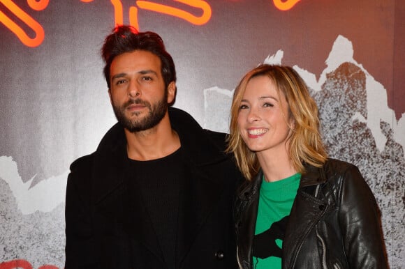 Maxim Nucci (Yodelice) et sa compagne Isabelle Ithurburu - Avant-première du film "Rock'n Roll" au Pathé Beaugrenelle à Paris le 13 février 2017. © Coadic Guirec / Bestimage 