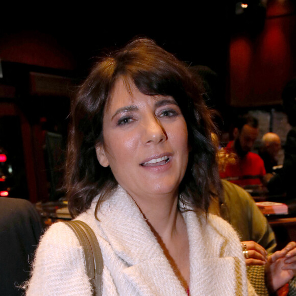 Exclusif - Estelle Denis - Générale de la pièce de théâtre " Un Président ne devrait pas dire ça... " au Théâtre Libre à Paris, France. Le 16 Février 2023. © Bertrand Rindoff / Bestimage 