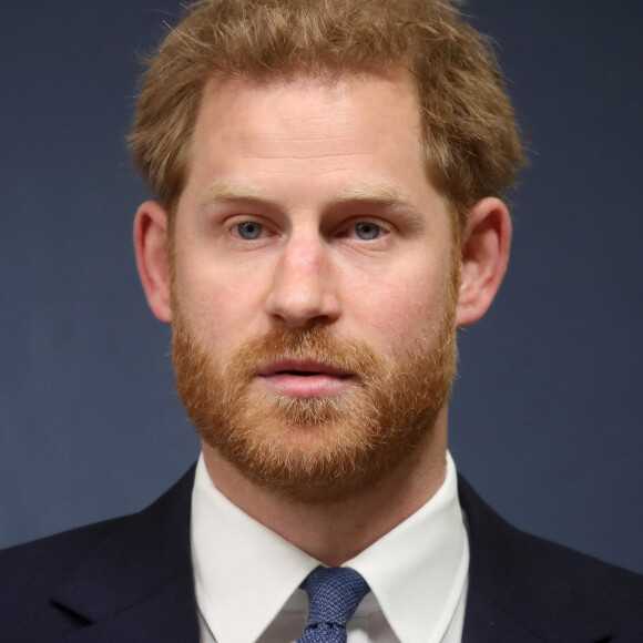 Le prince Harry, le duc de Sussex, assiste à la manifestation du programme africain de Chatham House sur le thème "Mines, déminage, conservation et développement économique en Angola" à Londres le 17 juin 2019. 
