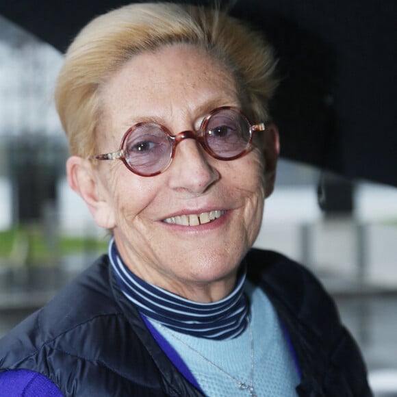 Exclusif - Isabelle Balkany à la sortie des studios de la radio RMC à Paris. Le 30 janvier 2020 © Panoramic / Bestimage