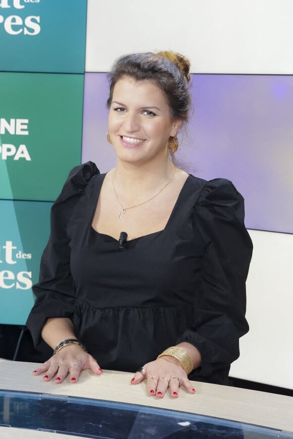 Exclusif - Marlène Schiappa - Marlène Schiappa est l'invitée de V.Bénaïm dans son émission Le Gout des Autres, enregistrée le 16/02/2023 et diffusée le 05/03/2023 sur I24 News - Paris le 16/02/2023 - © Jack Tribeca / Bestimage 