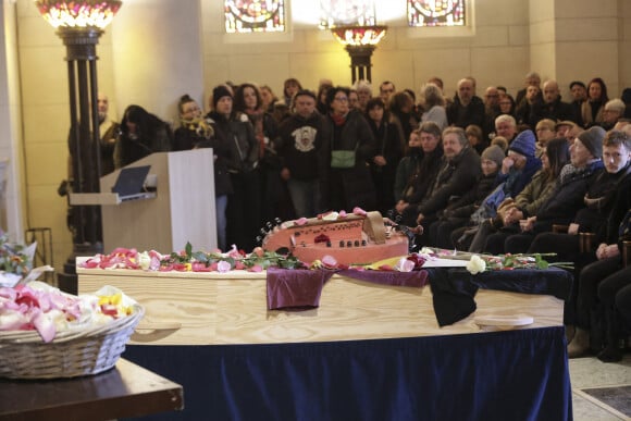 Exclusif - Cérémonie funéraire du musicien François Hadji-Lazaro au crématorium du cimetière du Père Lachaise à Paris, France, le 06 mars 2023. © Jack Tribeca/Bestimage
