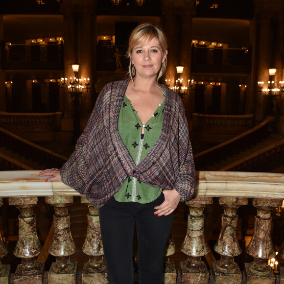 Flavie Flament - Les célébrités à la première de l'escape game grandeur nature "Inside Opéra" au Palais Garnier à Paris, France, le 4 juin 2018. Le Palais Garnier accueille pour la première fois un concept inédit jamais proposé au public. INSIDE OPERA, un jeu grandeur nature entre escape game et parcours immersif sur les traces du Fantôme de l'Opéra. Le but du jeu ? Tenter de résoudre la malédiction du Fantôme de l'Opéra et le libérer à jamais en déchiffrant une série d'énigmes au sein du Palais Garnier avec la participation des différents comédiens en costume d'époque qui animent ce jeu. © Veeren/Bestimage