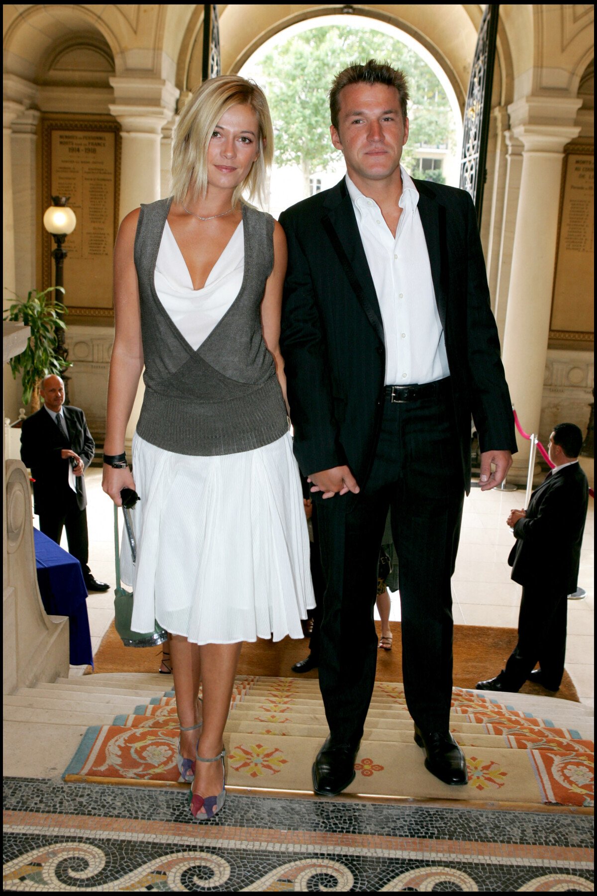 Photo : Benjamin Castaldi Et Flavie Flament - Mariage De Mimie Mathy Et ...