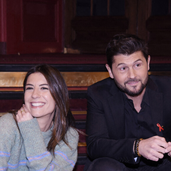 Hélène Mannarino, Christophe Beaugrand - Soirée de lancement du Sidaction 2023 au théâtre Edouard VII à Paris le 6 mars 2023. © Rachid Bellak