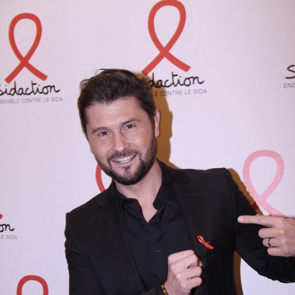 Christophe Beaugrand a accepté l'invitation avec bonheur.
Christophe Beaugrand - Soirée de lancement du Sidaction 2023 au théâtre Edouard VII à Paris le 6 mars 2023. © Rachid Bellak
