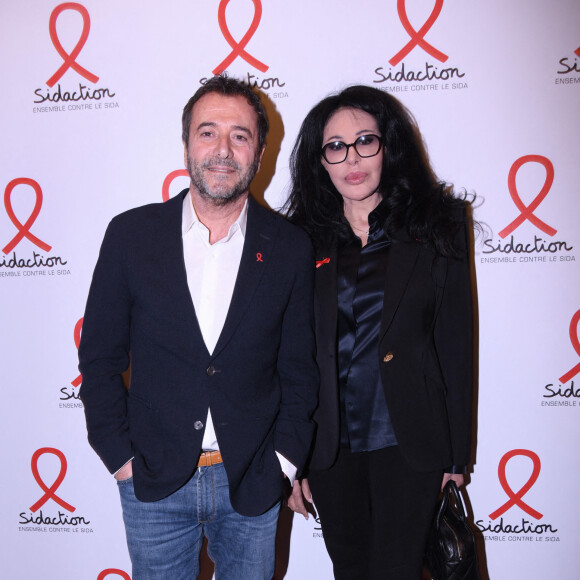 Le lundi 6 mars dernier a eu lieu la grande soirée de lancement du Téléthon.
Bernard Montiel et Yamina Benguigui - Soirée de lancement du Sidaction 2023 au théâtre Edouard VII à Paris. © Rachid Bellak