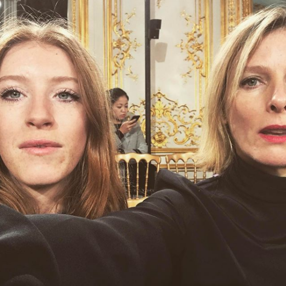 Maguerite, la fille aînée de Karin Viard sur Instagram, le 3 mars 2017.