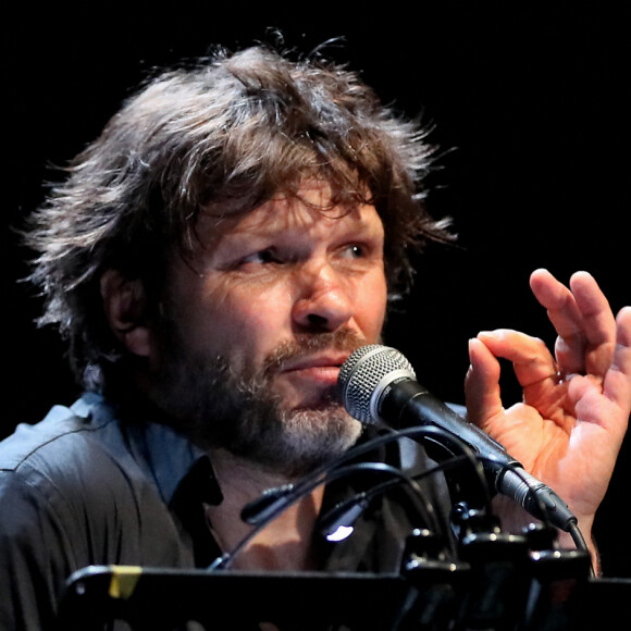 Exclusif - Bertrand Cantat (ex-membre du groupe "Noir Désir" et actuel membre du groupe "Détroit") fait une pause dans sa carrière musicale et se lance dans une tournée de lecture de textes poétiques avec deux musiciens autour de lui. Cenon, le 22 septembre 2016. © Patrick Bernard/ Bestimage