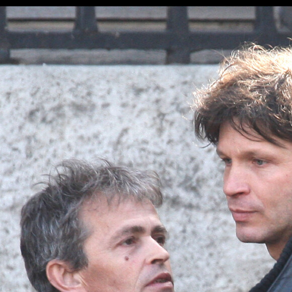Bertrand Cantat - Obsèques d'Alain Bashug en l'église Saint Germain des Prés en 2009